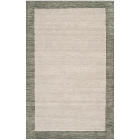 Safavieh 4 ft. x 6 ft. Small Rectangle- Shag Himalaya Light Grey And Dark Grey Hand Loomed Rug HIM580B-4